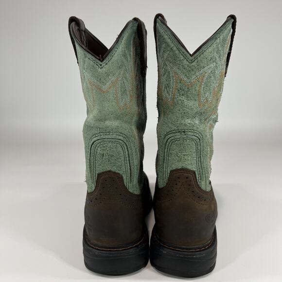 Ariat Tracey Composite Toe Work Waterproof Leather Western Boots Womens sz 8.5 B - Picture 8 of 14